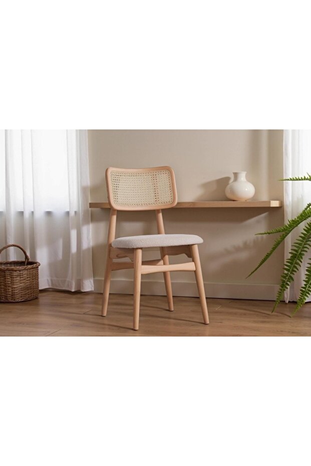 VERA SANDALYE, NATURAL, KREM - 1