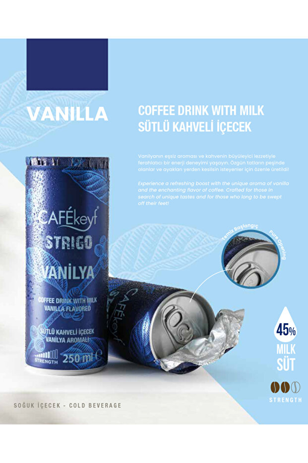 Vanilla 250ml. x12 adet - 2