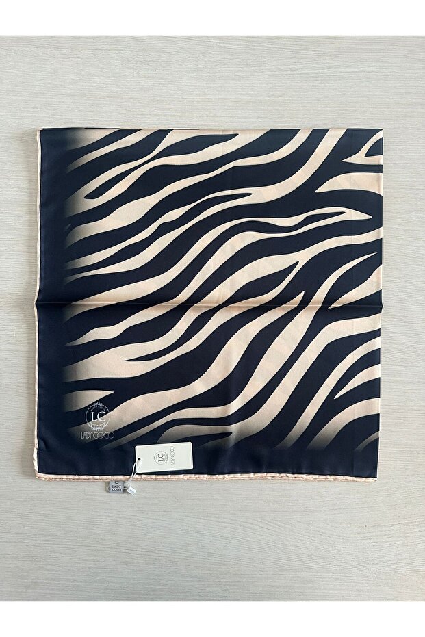 حمار وحشي منقوشة الطباعة الرقمية وشاح رايون - 7