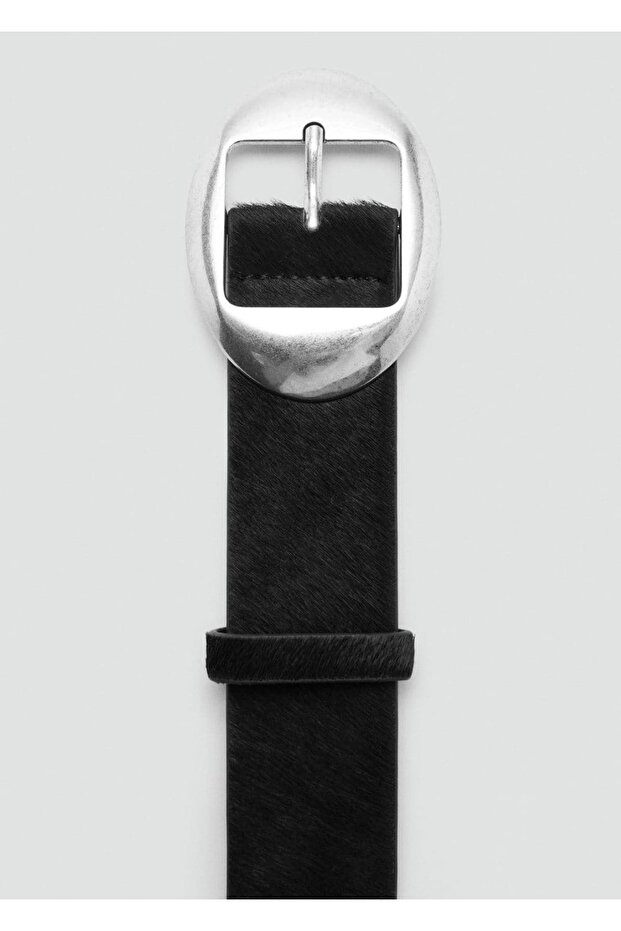 Kürklü deri kemer - 5