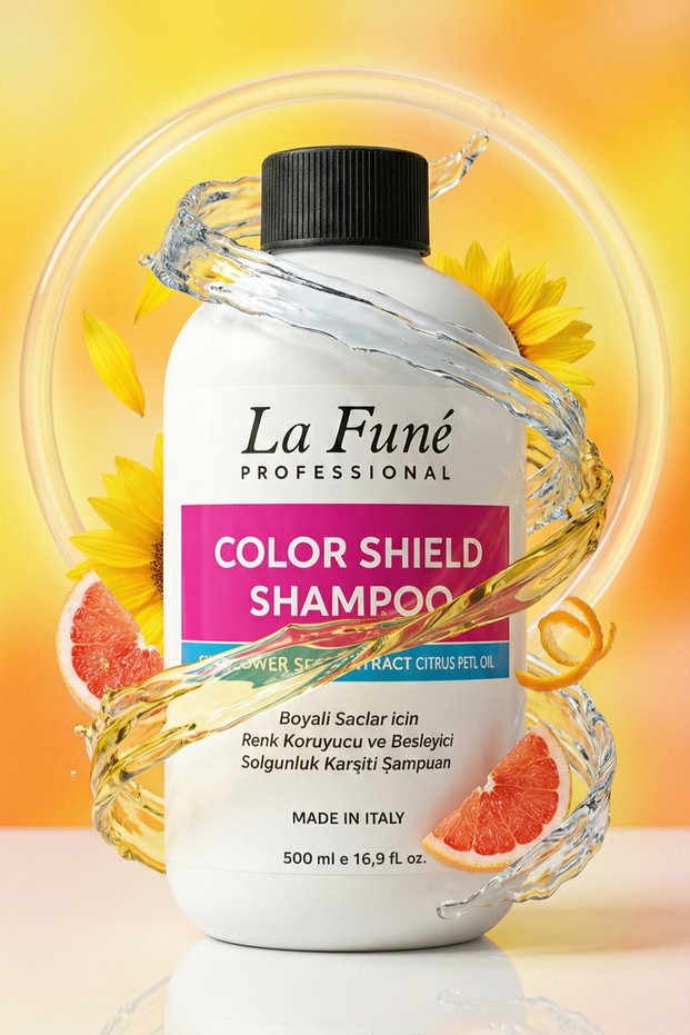 Color Shield Shampoo - Color Protector with Sunflower Seed & Citrus Oil 500 ml