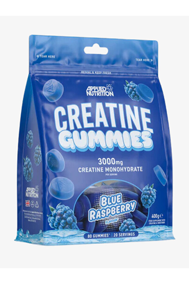 كرياتين مونوهيدرات علكة التوت الازرق (400 جم) - Applied Nutrition Creatine Gummies