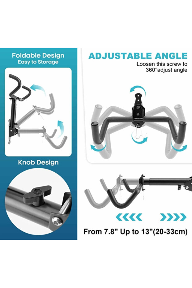 Wall-mounted bicycle storage rack - 2