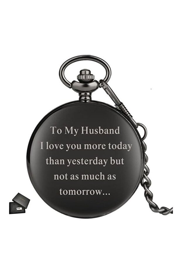 I Love You Quartz Pocket Watch
