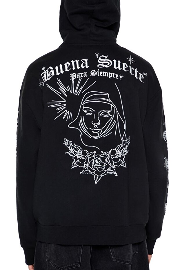 Baskılı Sweatshirt - 5