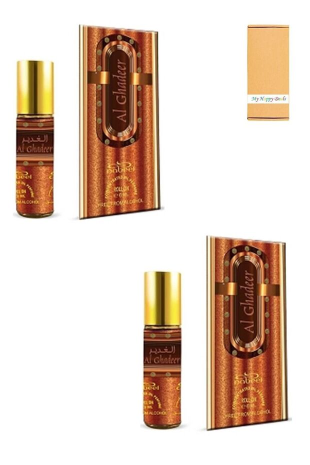 2 Pcs Al Ghadeer Alcohol Free Roll-On Oil Perfume 6ML