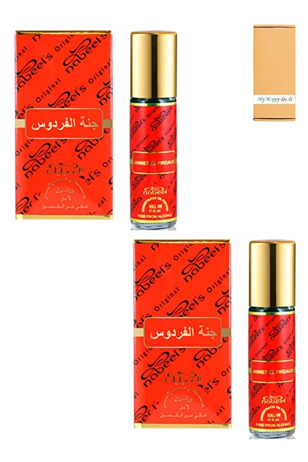 Jannet El Firdous Alcohol Free Roll-On Oil Perfume 6ML (2 Pcs)