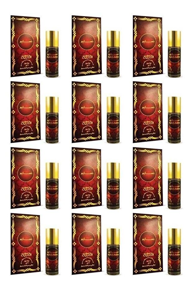Nasaem Alcohol Free Roll On Oil Perfume 6ML - 12 Pack