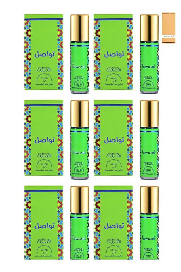 Tawasul Alcohol Free Roll On Oil Perfume 6ML (6 Pcs)