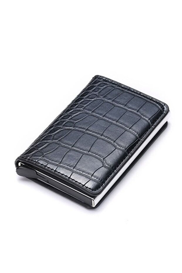 RFID Protection Ultra-Thin Aluminum Holder Pop-Up Wallet