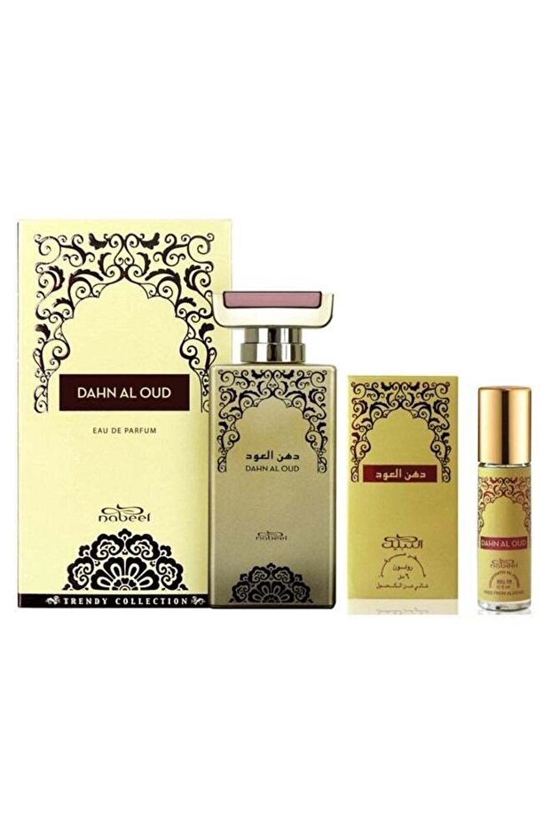 Dahn Al Oud Eau De Parfum 100 ML and Roll On 6 ML - 2 Pieces Combo Set
