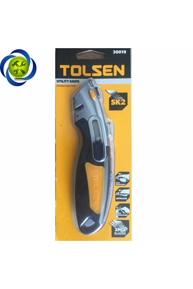 Cutter With Dual Use Function, Zinc Alloy Body, Sk2 Blade Material, Automatic Lock Function - 4