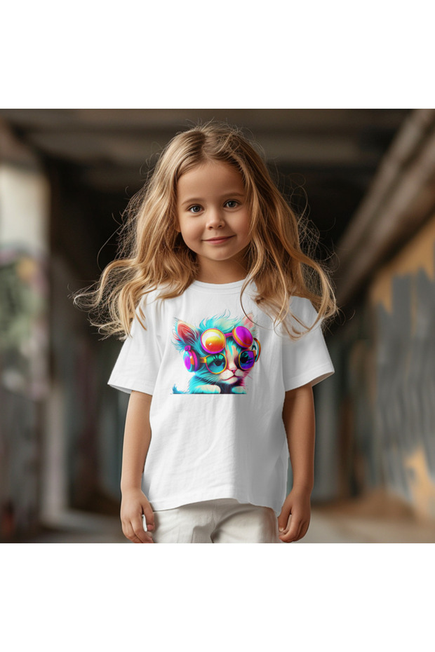 Детска тениска Funky Kitty - 1