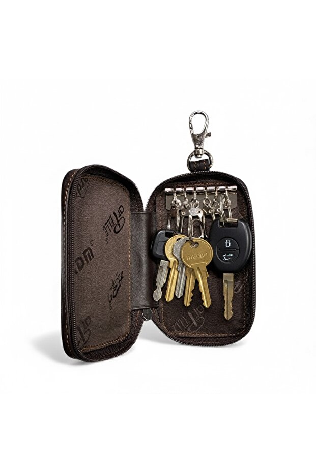 Genuine leather keychain