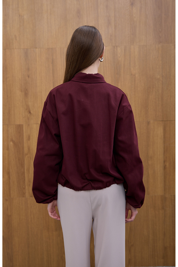 Drawstring Gabardine Jacket - 7