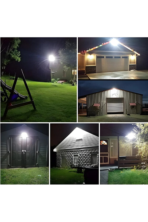 100W LED Solar Floodlight with Remote Control and Twilight Sensor - 8