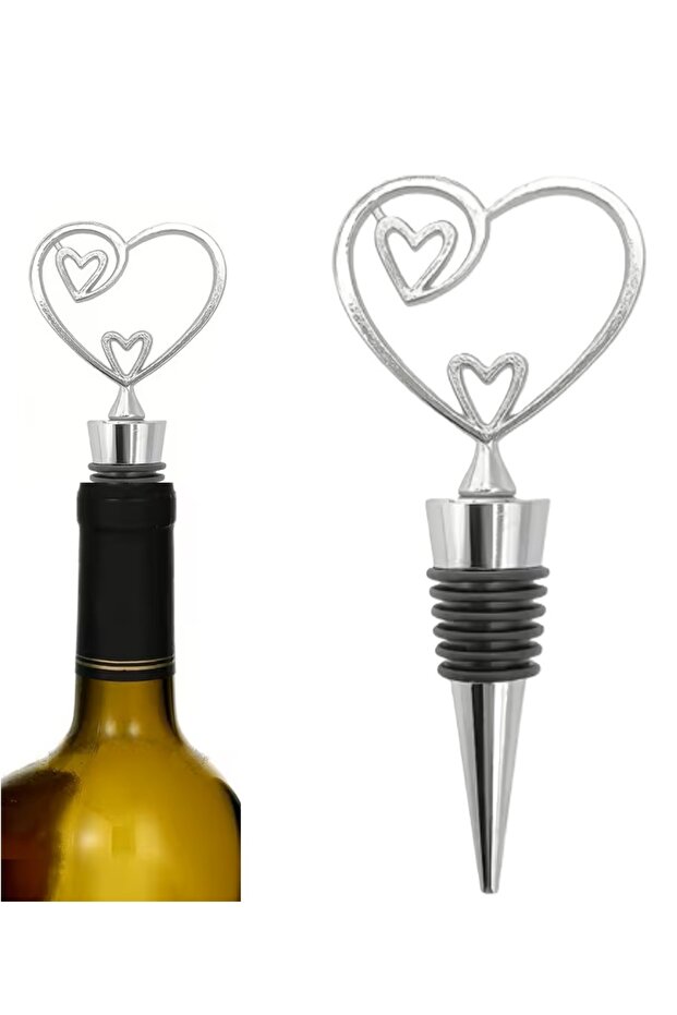 Decorative Heart Figure Wine Bottle Stopper