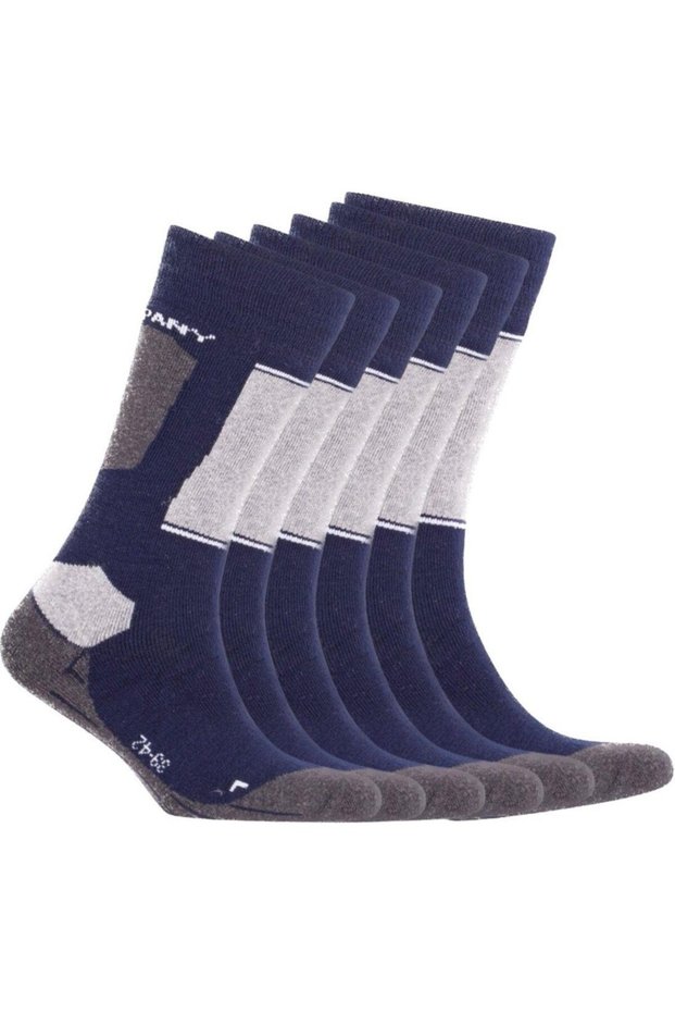 Unisex 6-Piece Set of Three-Layer Thermal Ranger Socks Suitable for Harsh Winter Conditions, Completely Wrapping the Foot