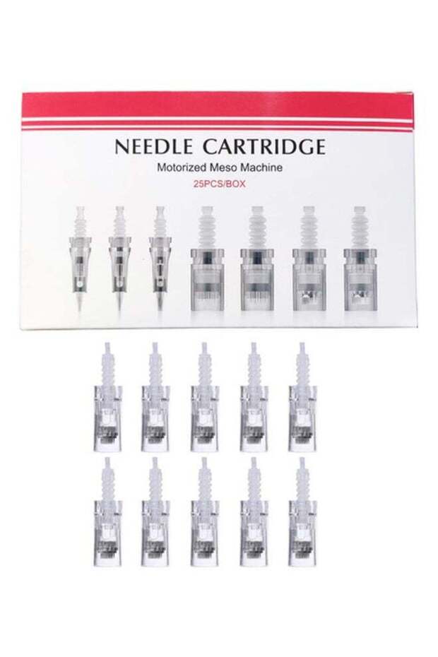 Derma Ultima M5/M7/MYM/N2 Replaceable Cartridges 12Pins 25 Pcs Needle 8cm