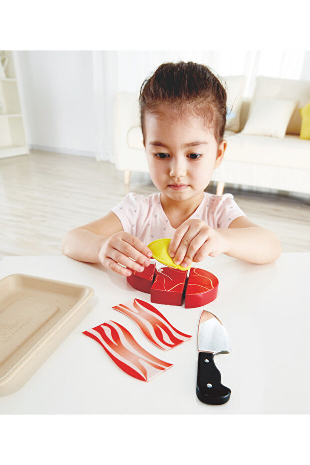 Tasty Proteins Set Wooden Pretend Play Food Set - 3