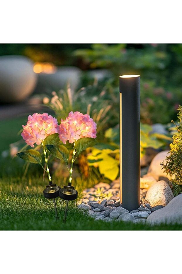 waterproof outdoor solar lights auto on/off decorative solar stake lights for yard patio pathway