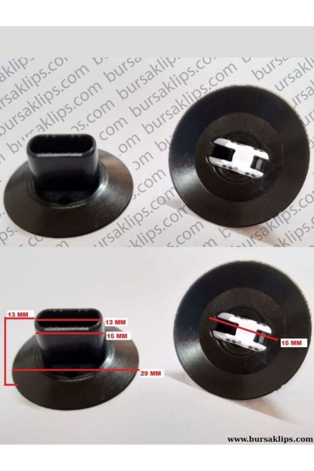 3082- Peugeot, Citroën, Renault YM Hood, Cover Clip 7703081056 (10 Pieces)
