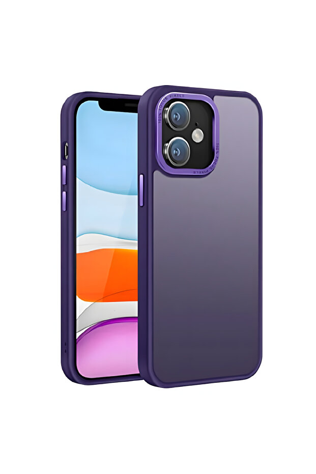 Frosted Translucent Metal Protection Frame Case with Camera Protection and Corner Protection Compatible with Realme C55