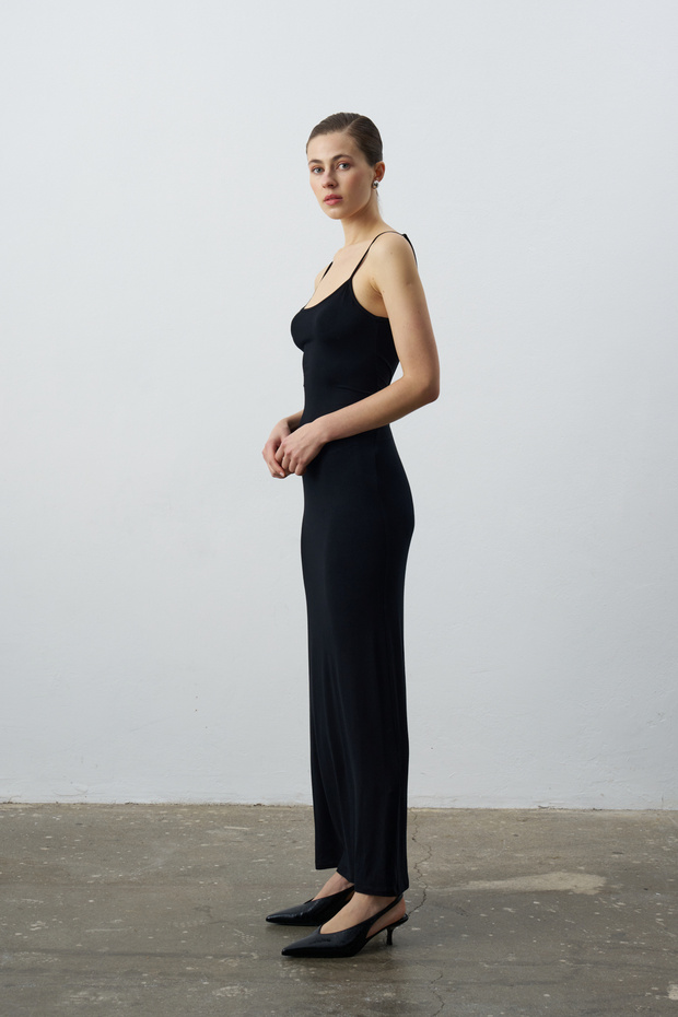 Duru Basic Midi Elbise - 5