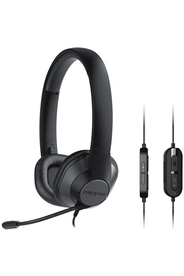 Casti HS-720 V2 Office, Microfon, USB - 3