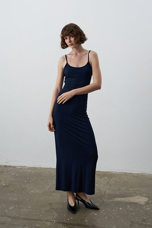 Duru Basic Midi Elbise - 4