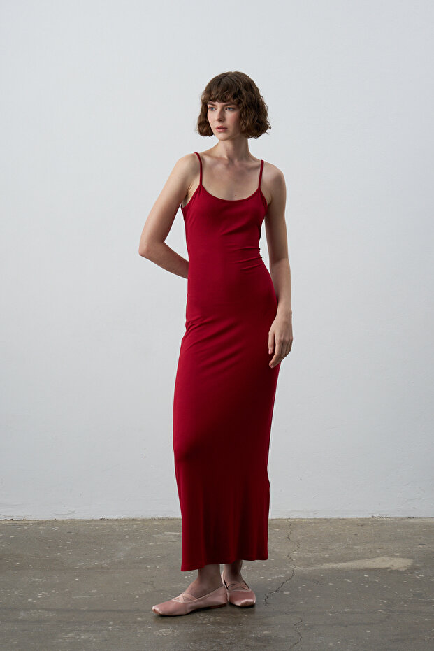 Duru Basic Midi Elbise - 3