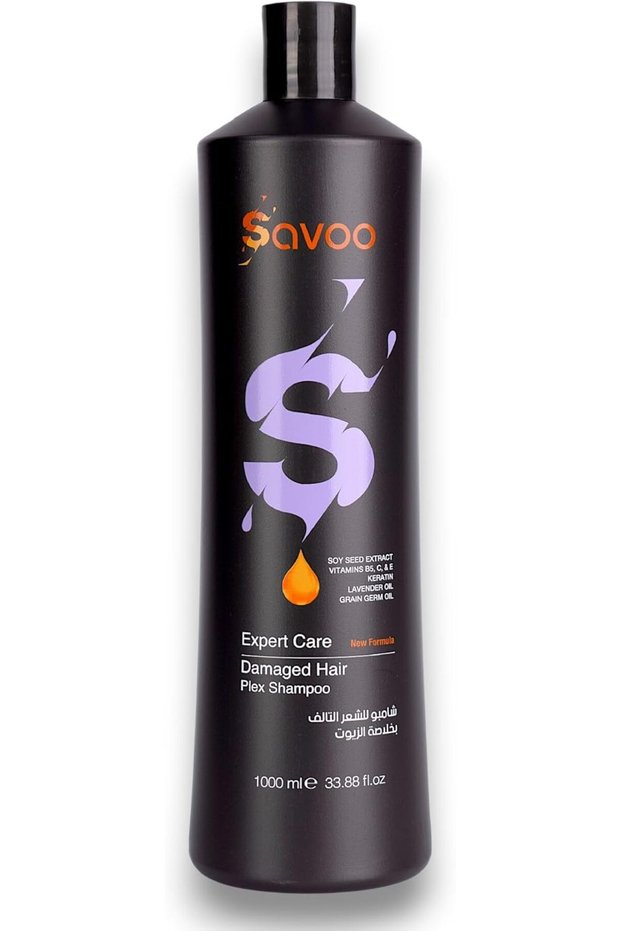 Shampoo for Damaged Hair 1000ml – Plex Repair with Keratin & Lavender Oil