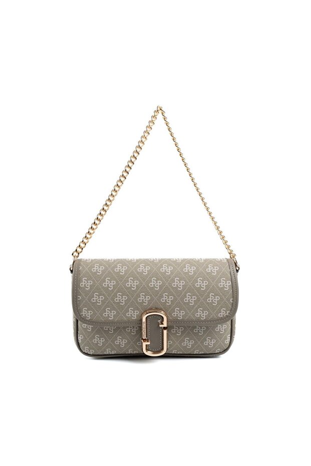 Y.Yeşil - Y.Yeşil Monogram Women's Shoulder Bag Sp1171
