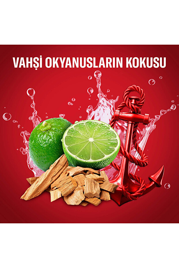 Captain Erkek Duş Jeli ve Şampuan 400 ml x 3 Adet - 6