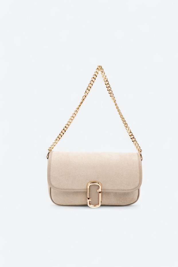 Beige - Sand Suede Women's Shoulder Bag Sp1171