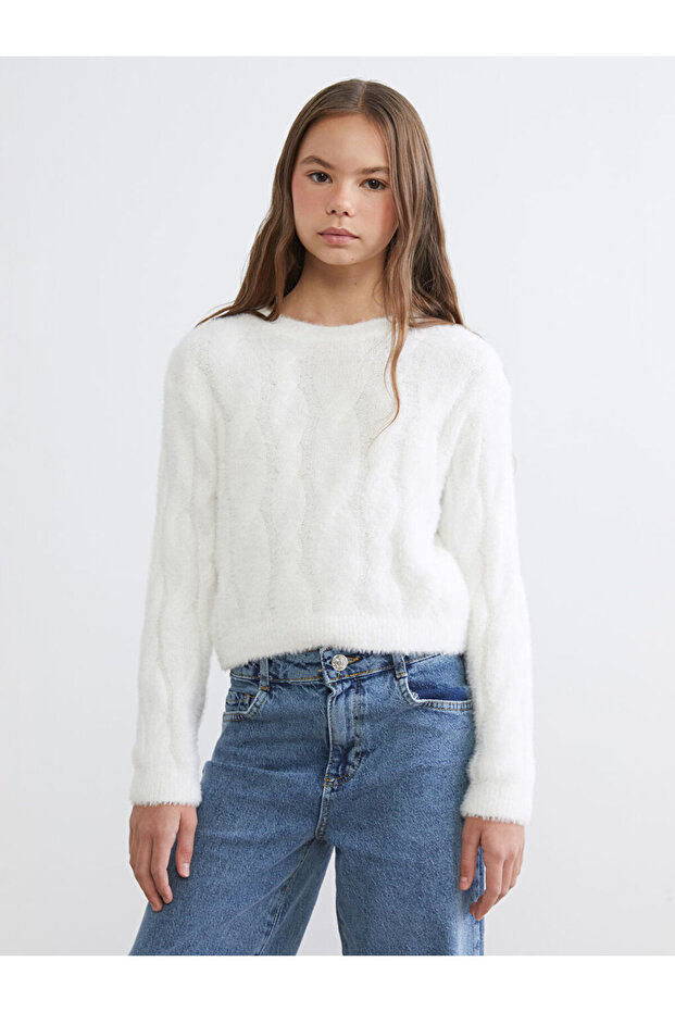 I Zero Roba Collar Girl's Sweater from Freezen Store