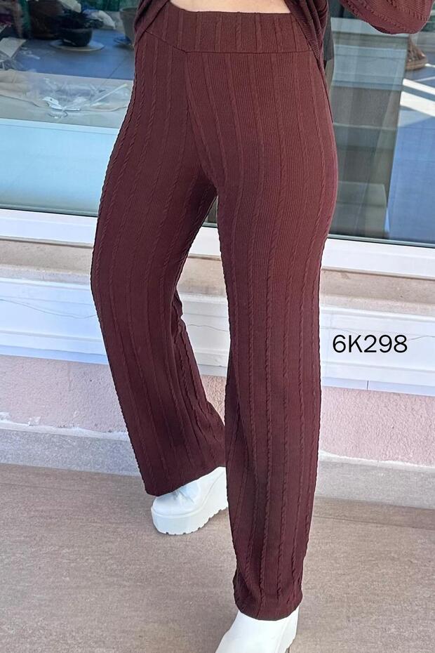 Veronica Knitwear Pants with Elastic Waist 6K298