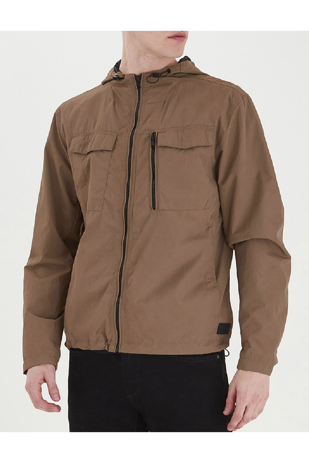 Jacket, Brown - 1