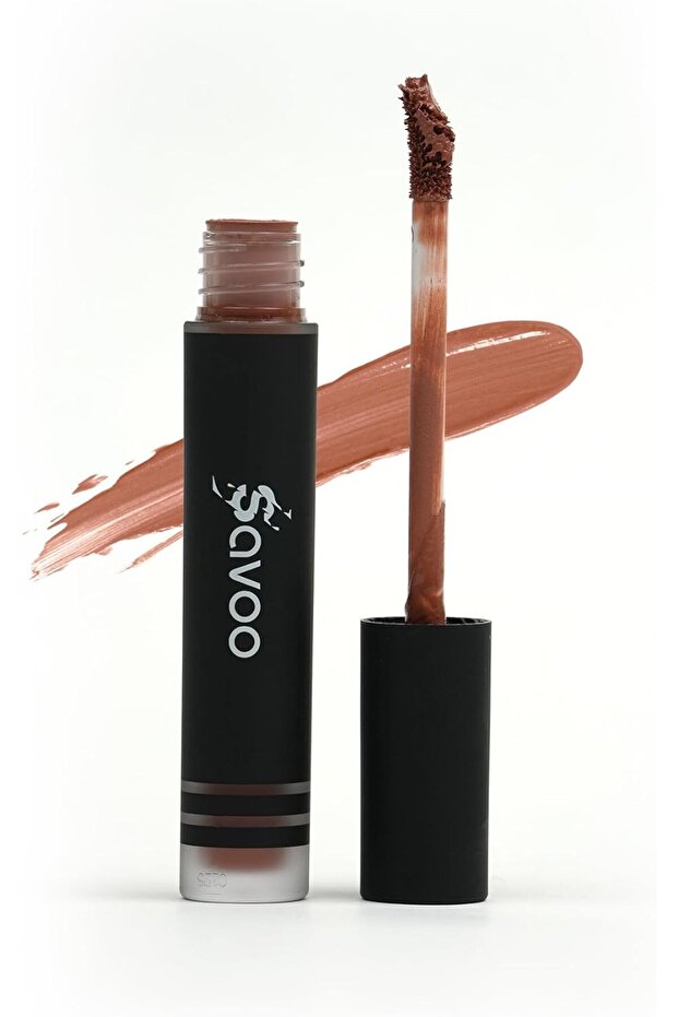 Liquid Lipstick - Matte, Long-Lasting (Waffle Truffle)
