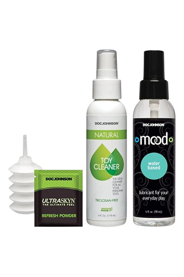 Vac-U-Lock Dual Density Starter Set Strapon Set - 4