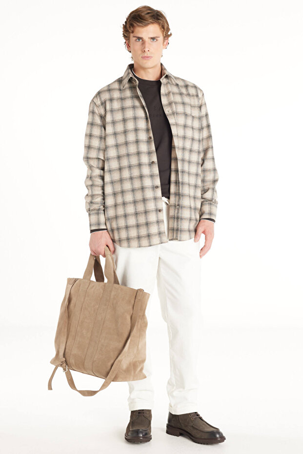 BEJ EKOSE ODUNCU GÖMLEK - 2