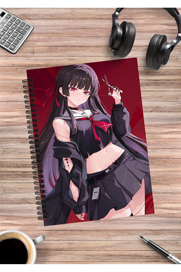 Wuthering Waves Anime Spiral Notebook A5 (50 Sheets)