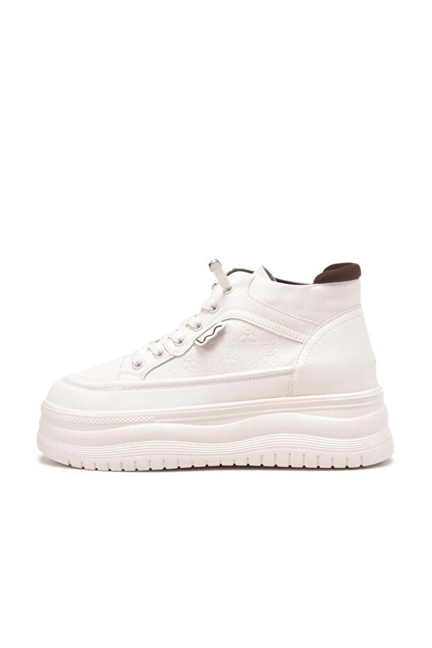 Women's Genuine Leather Sneaker Boots 25K313-2