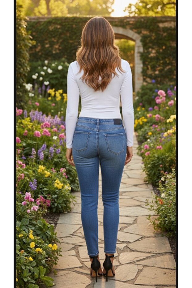 YUVARLAK YAKA BASIC BLUZ - 2