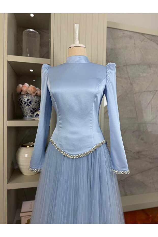 Hazel Abiye Mavi - 1