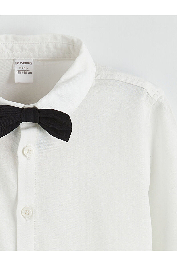 Basic Papyonlu Erkek Çocuk Gömlek - 4