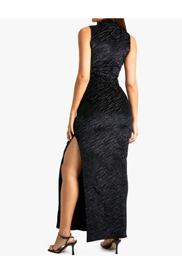 Rochie lunga, Negru - 2