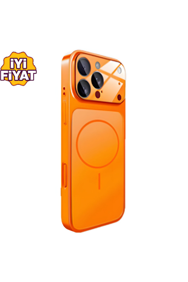 Stylish Phone Case with Lens Protection Compatible with iPhone 16 Pro Max, Magsafe Supported, Looks Like 17 Pro Max