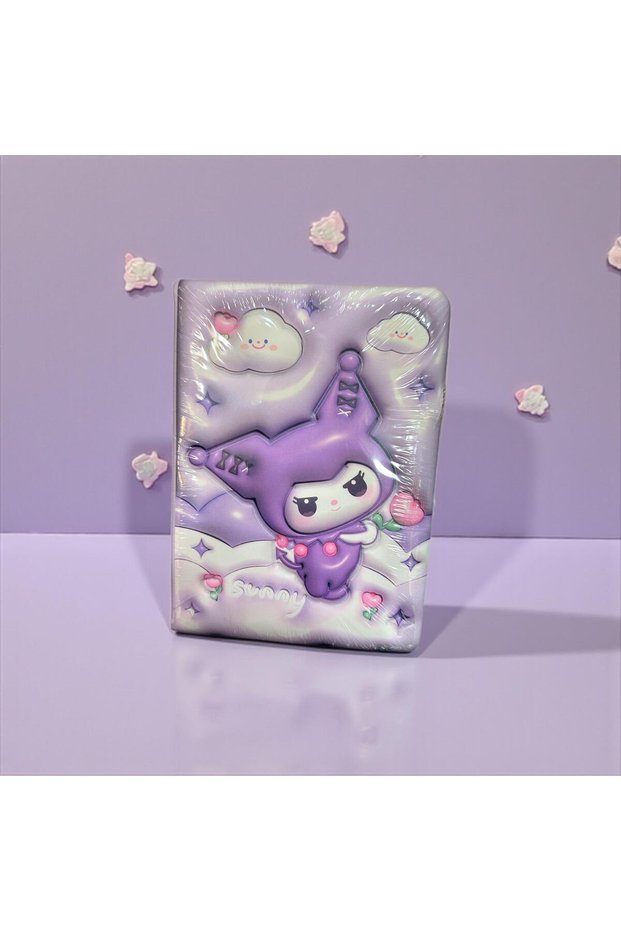 Soft, Puffy, Colorful Patterned Inside, Bookmarked, String-Bound, Character-Filled, Illustrated Animal Notebook Diary