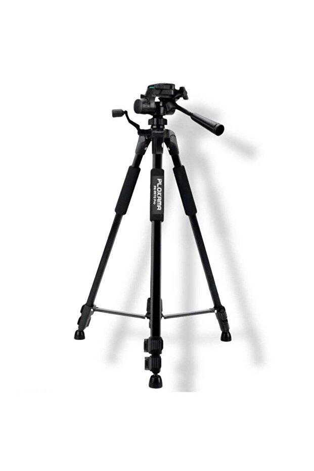 PK 9970 Professional Camera Tripod - Heavy Duty Aluminum, 3-Way Pan Head, 20-70 in